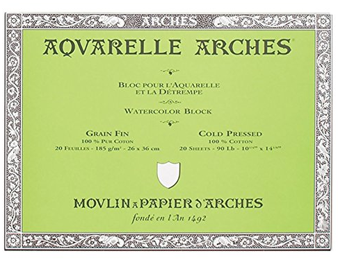 Arches Aquarelle Bloc 20 feuilles 185g