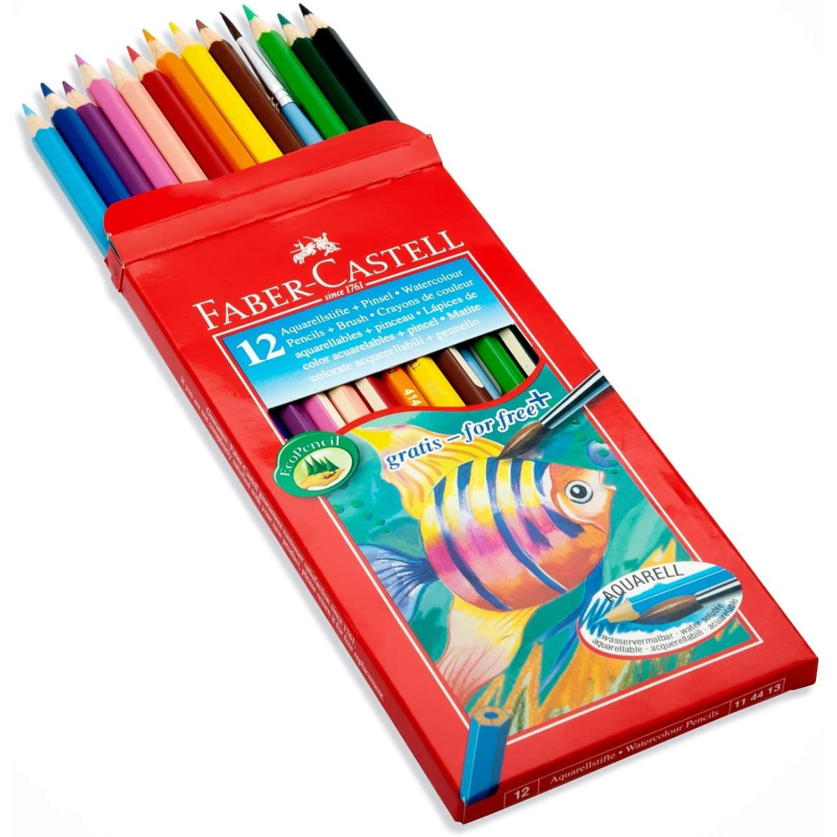 Taille-crayon gomme cylindrique Faber Castell - Aquarelle Plus